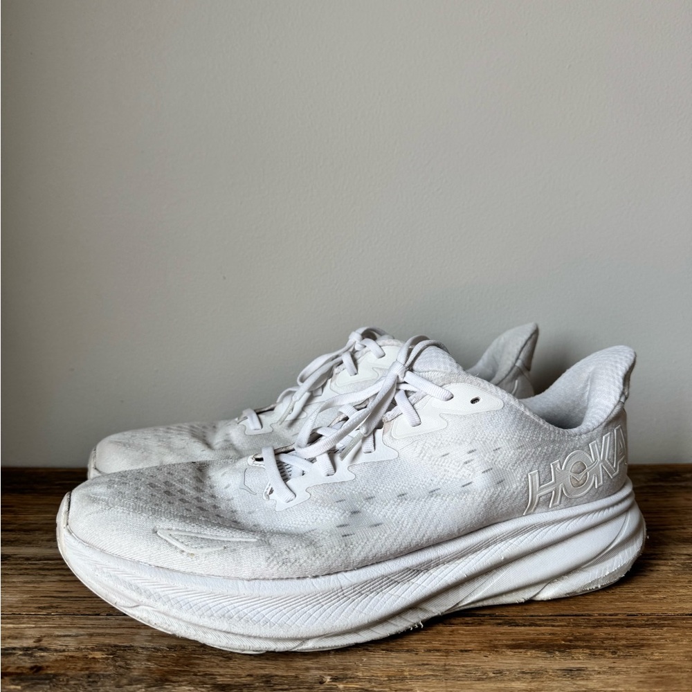 Hoka White Athletic Shoes